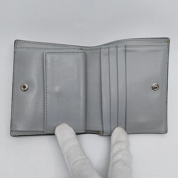 Fendi Wallet Gray Leather - Picture 5 of 8